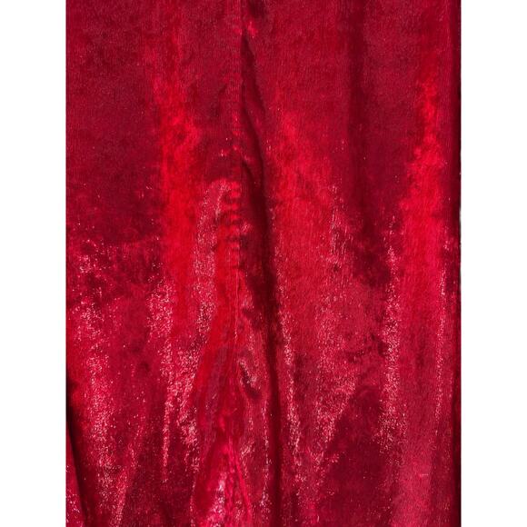 Lane Bryant Blouse Plus Short Sleeve Red Holiday Party Christmas Party Size 18 - Picture 5 of 11